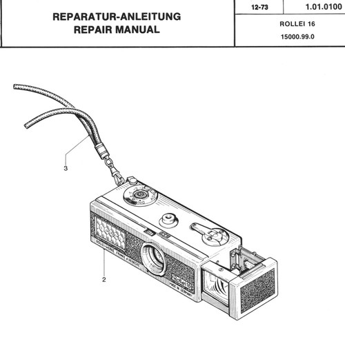 Rollei manuale riparazione - di,