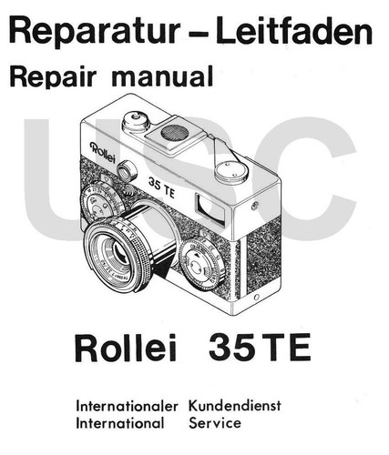 Rollei manuale riparazione - manuale, di